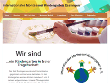 Tablet Screenshot of montessori-esslingen.de